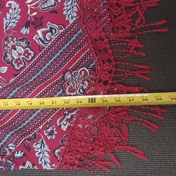 SMALL flower print adjustable straps, ribbon tie, sleveless tank halter top SOHO - Picture 8 of 16